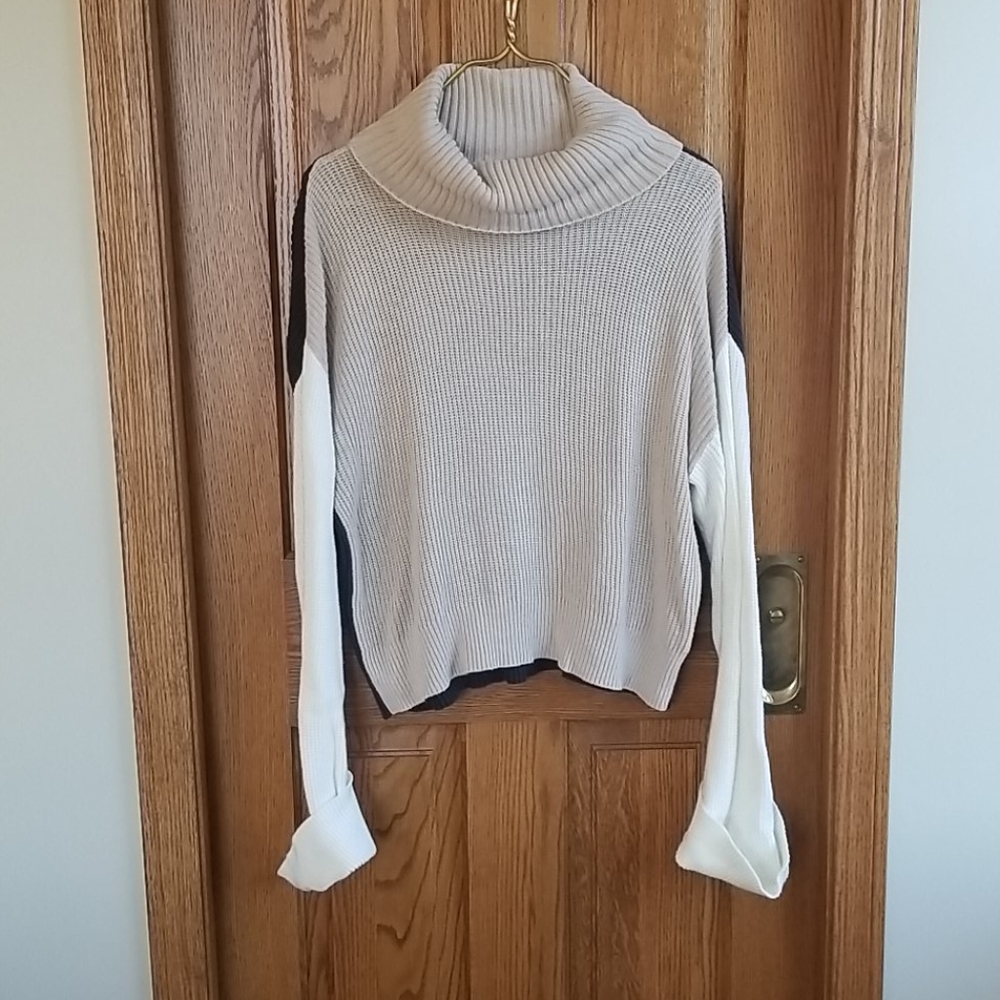 Splendid Cowl Neck Sweater Cotton